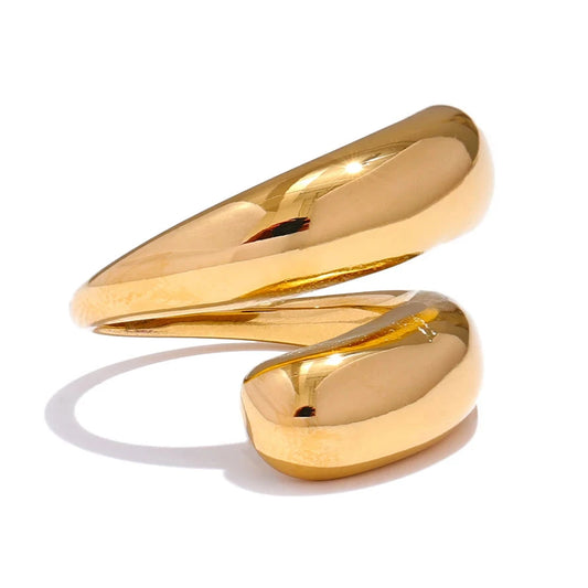 Bague Sélène dorée