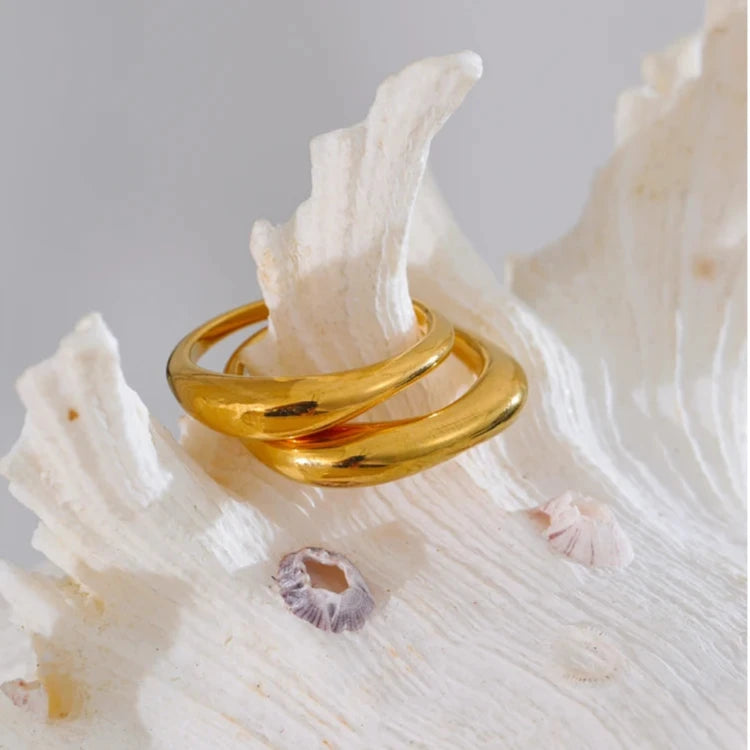 Bague mirage dorée