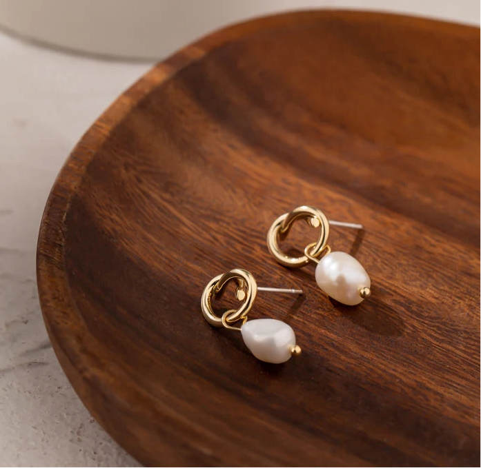 Boucles larme de perle