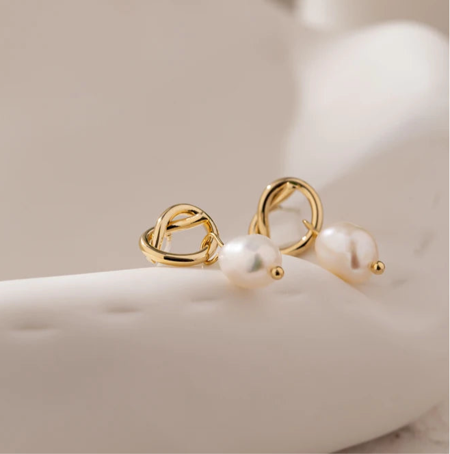Boucles larme de perle