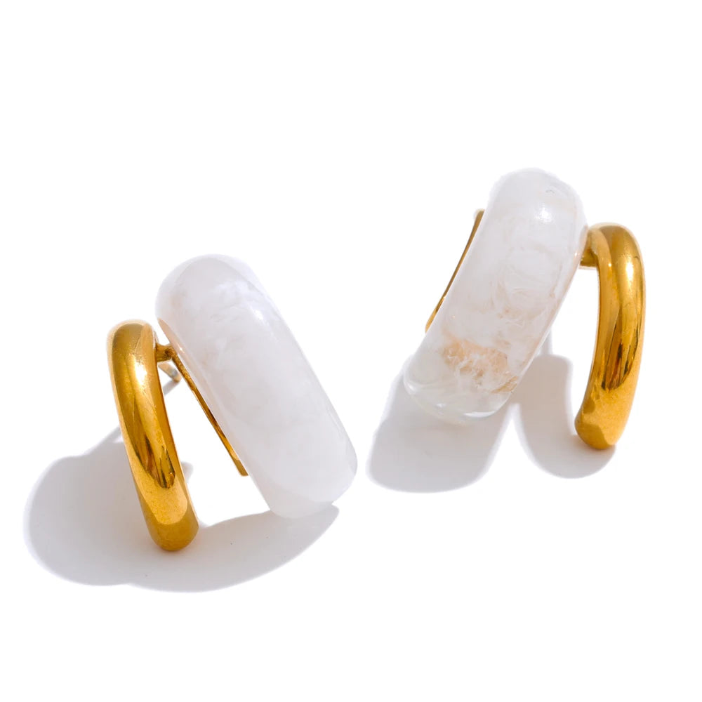 Boucles voile de nacre ANNEAUX