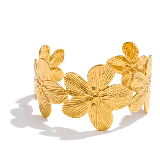 Bracelet jardin Doré