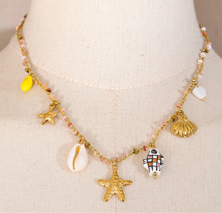 Collier balade aquatique