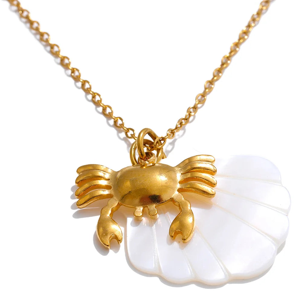 Collier éclat marin CRABE