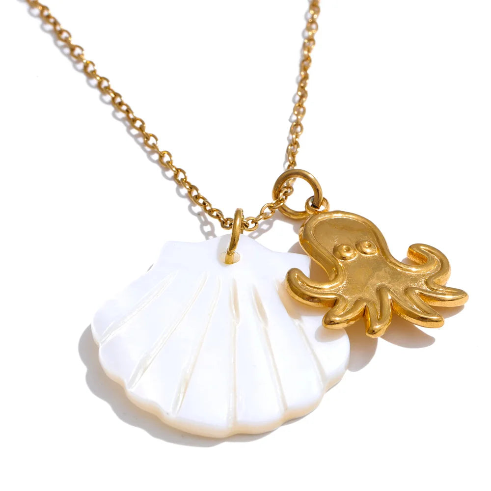 Collier éclat marin OCTOPUS