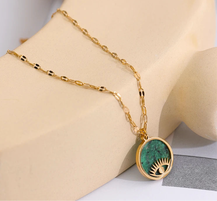Collier oeil de lagon