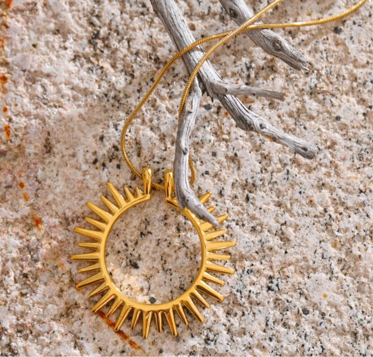 Collier soleil nomade