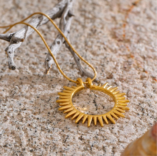 Collier soleil nomade