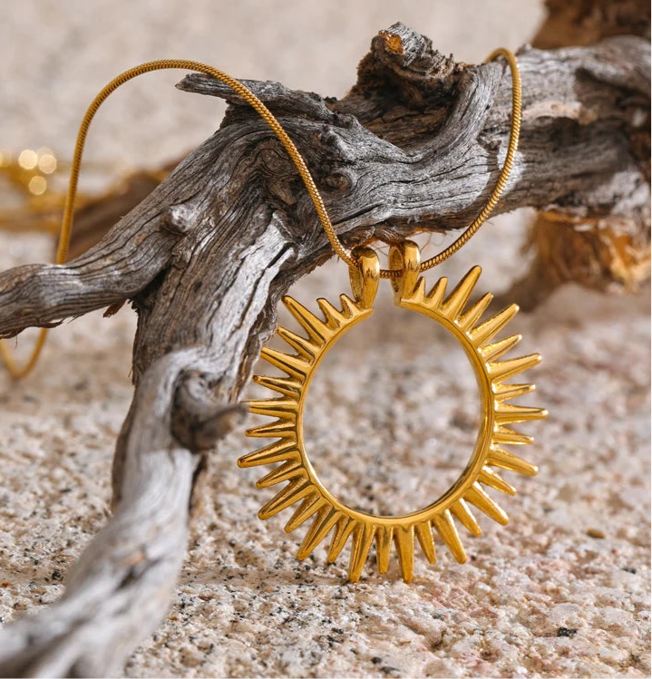 Collier soleil nomade