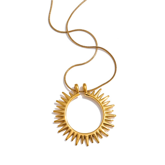 Collier soleil nomade